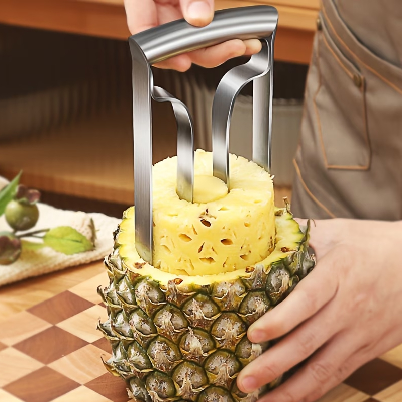 Kitchen Gadgets Tools - Sbucciatore per Ananas, Affettatore e Tagliatore