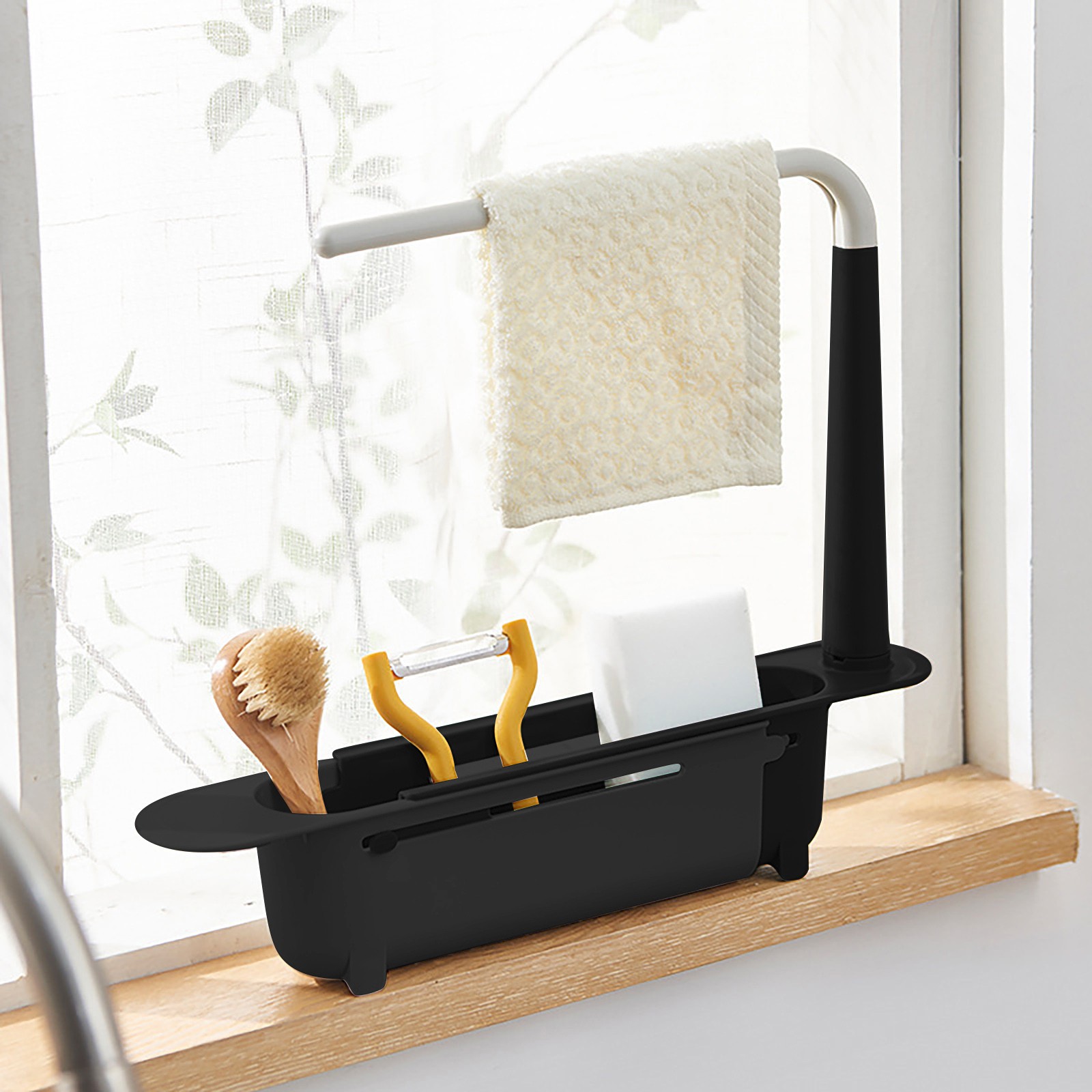 Kitchen Gadgets List - Escopico lavello scaffale scolapiatti organizzatore da