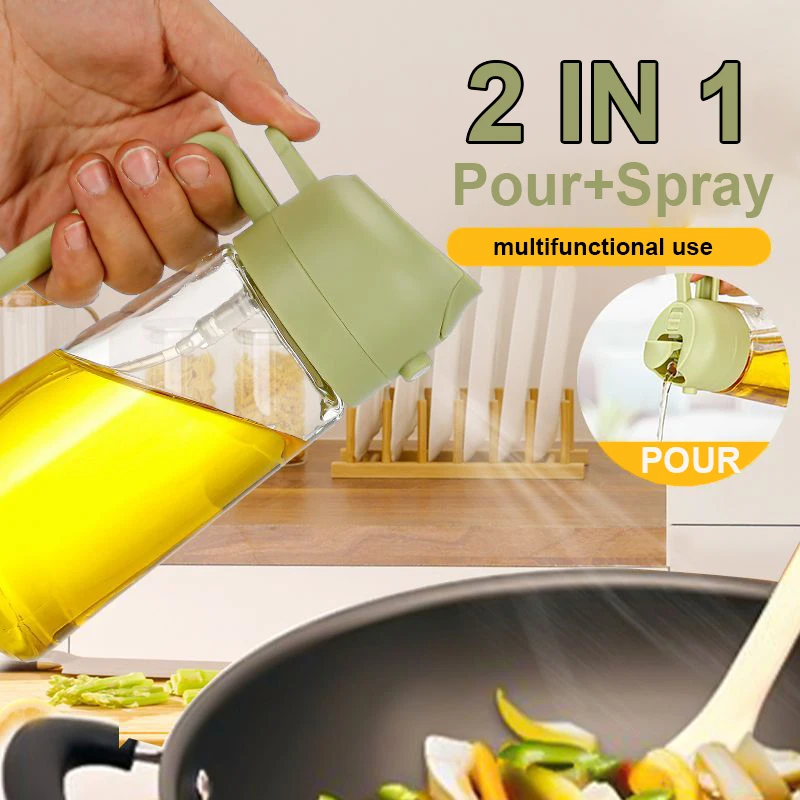 Kitchen Gadgets Air Fryer - 2 in 1 Pour Spray Spruzzatore