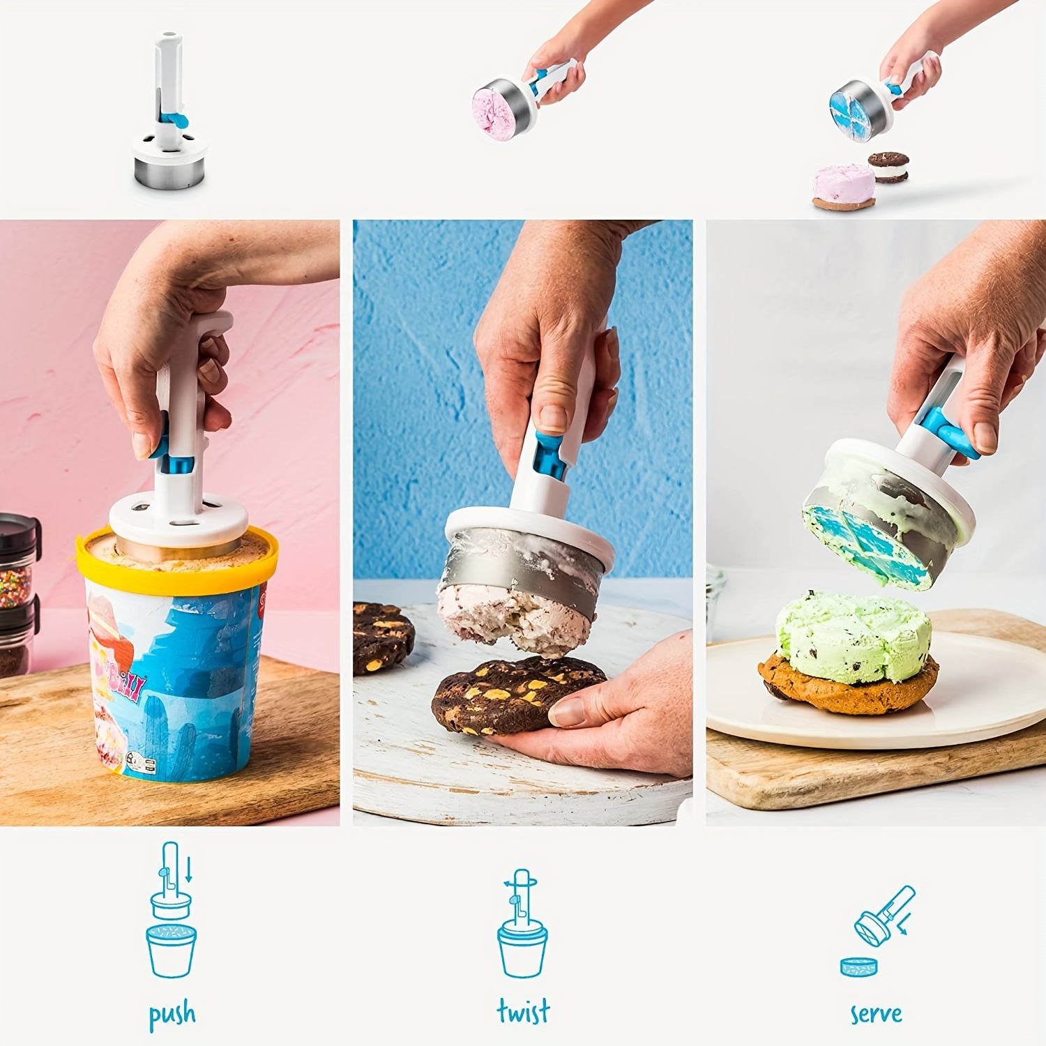 Kitchen Gadgets Essential - Paletta per gelato ergonomica: design in