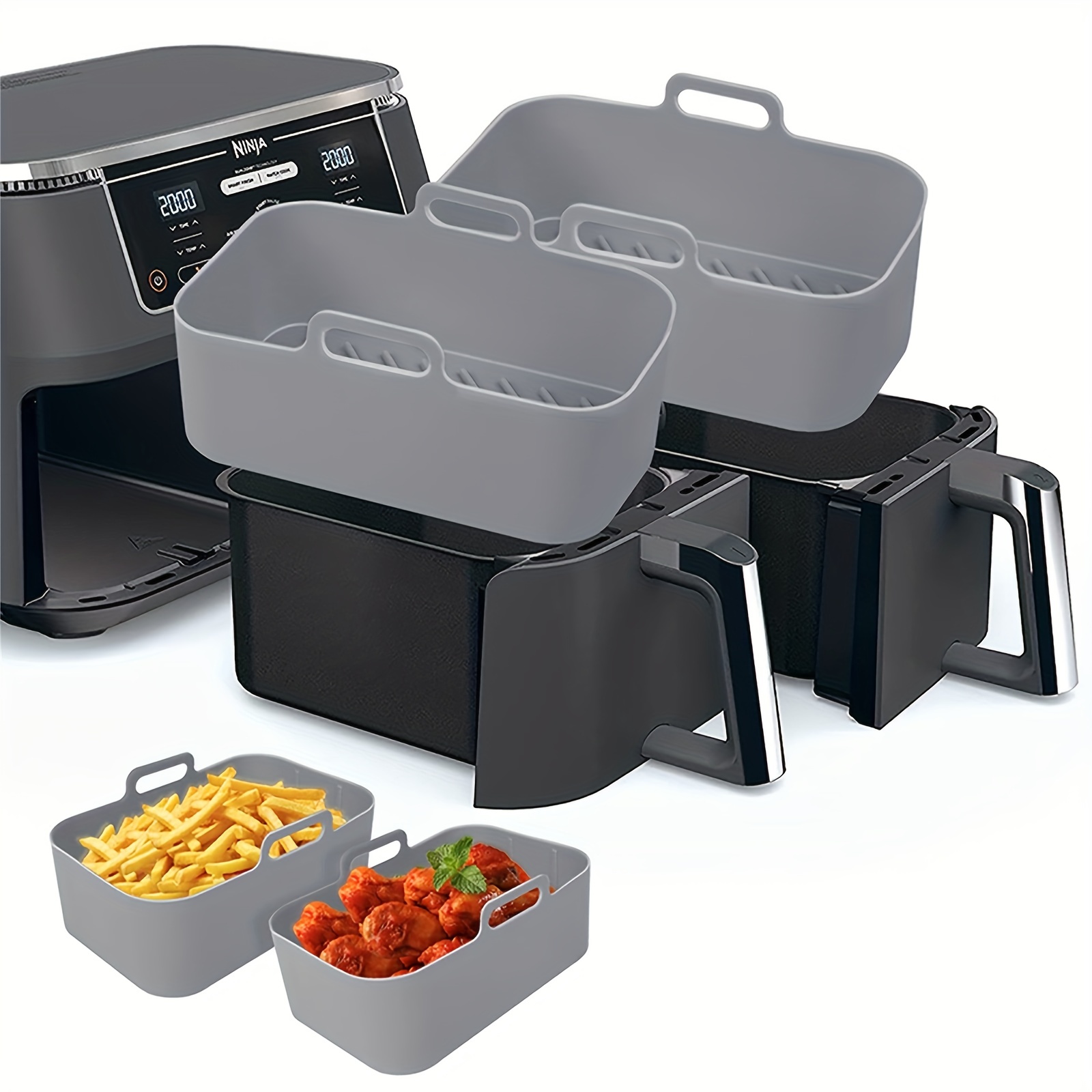 Air Fryer Accessories - 1/2 pezzi friggitrice ad aria vassoio