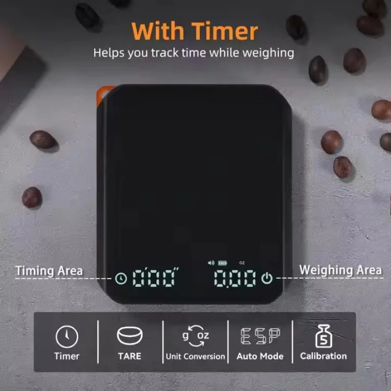 Digital Kitchen Scale - KitchenMini bilancia da caffè con timer