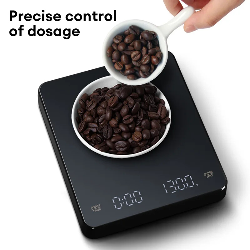 Digital Kitchen Scale - Bilancia Digitale per Caffè con Timer,