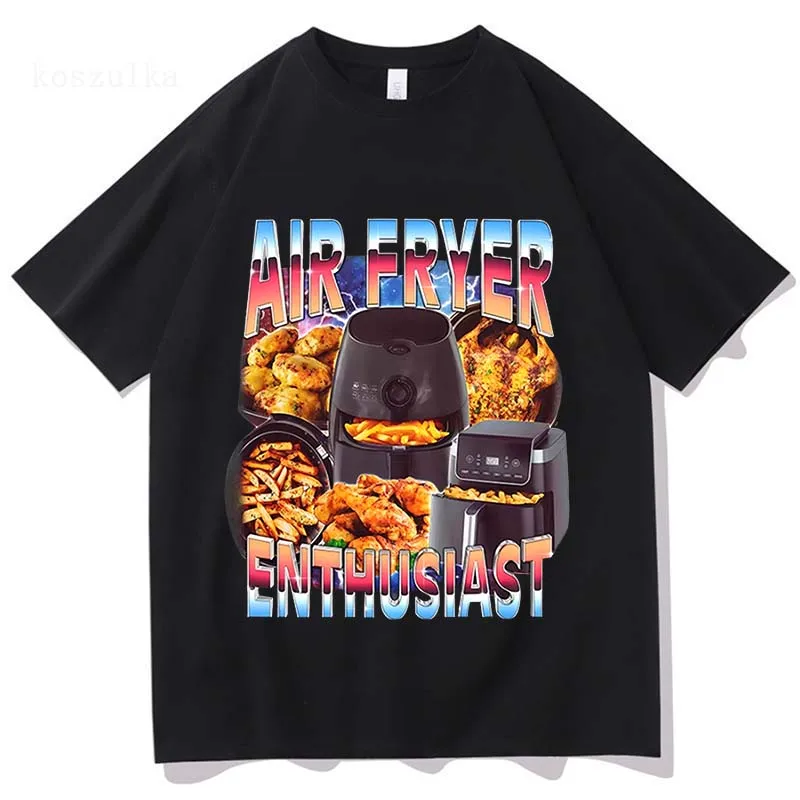 Kitchen Gadgets Air Fryer - T-shirt girocollo stampata per appassionati di