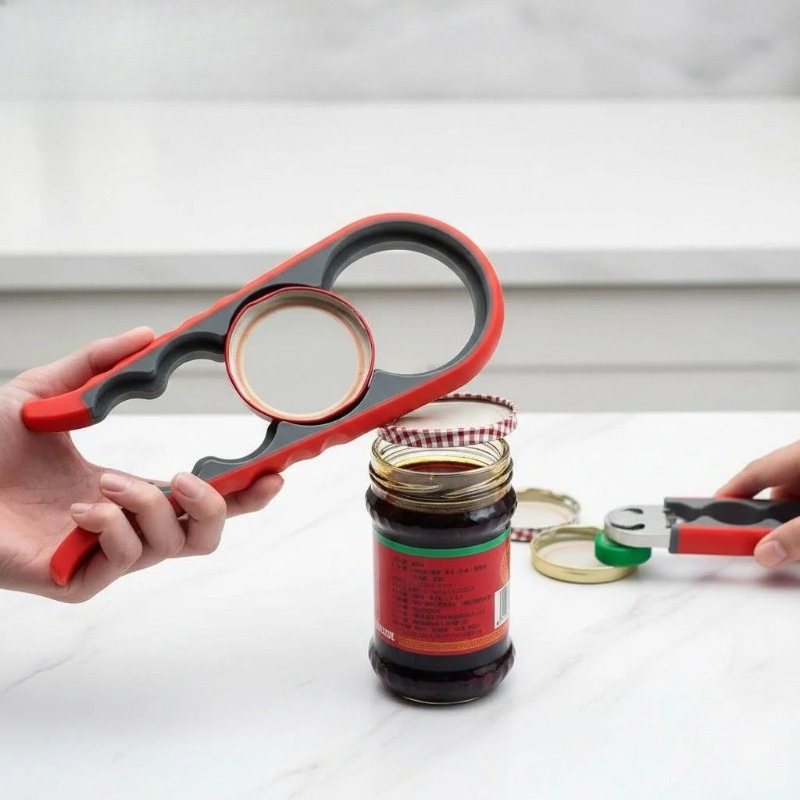 Kitchen Gadgets Essential - Utensile da Cucina Multifunzione 4-in-1: Apriscatole,