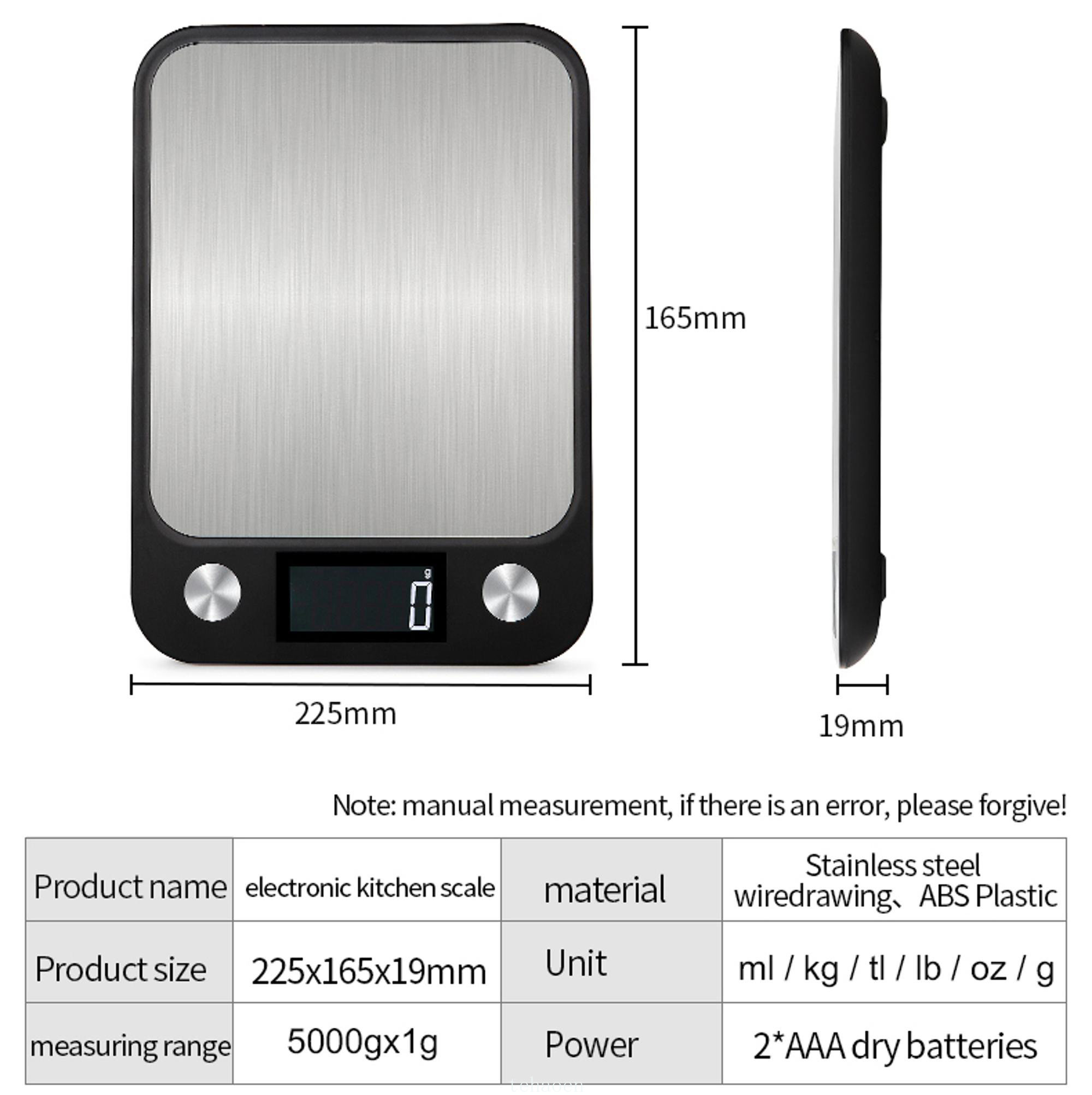 Bilancia da cucina 5/10/15Kg B - Digital Kitchen Scale recensione e prezzo