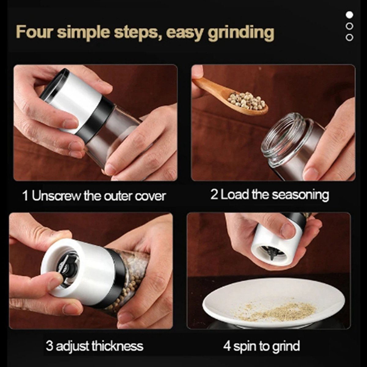 Macinino Manuale per Sale e Pe - Kitchen Gadgets Kitchen recensione e prezzo