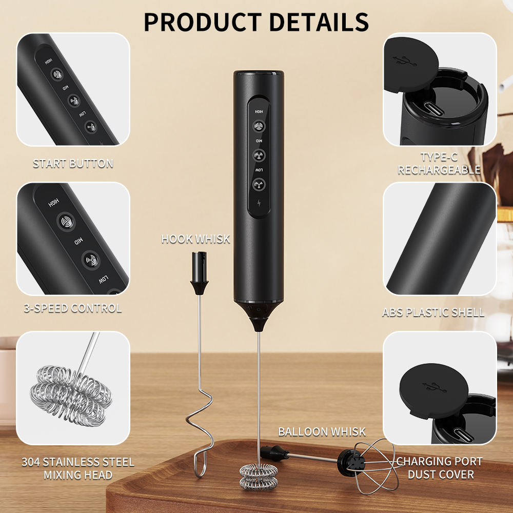 Montalatte elettrico portatile - Milk Frother recensione e prezzo