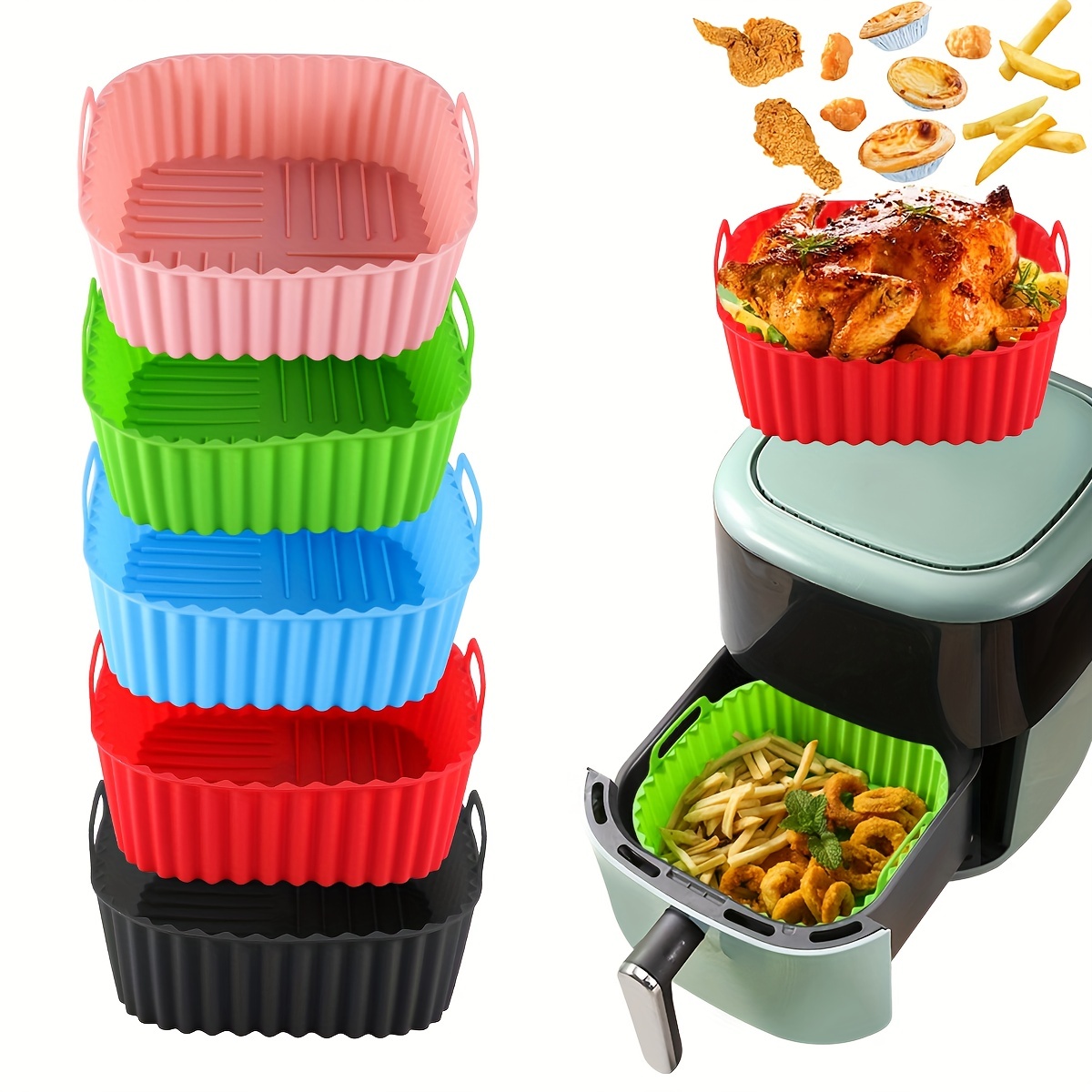 1 rivestimento quadrato per fr - Kitchen Gadgets Air Fryer recensione e prezzo