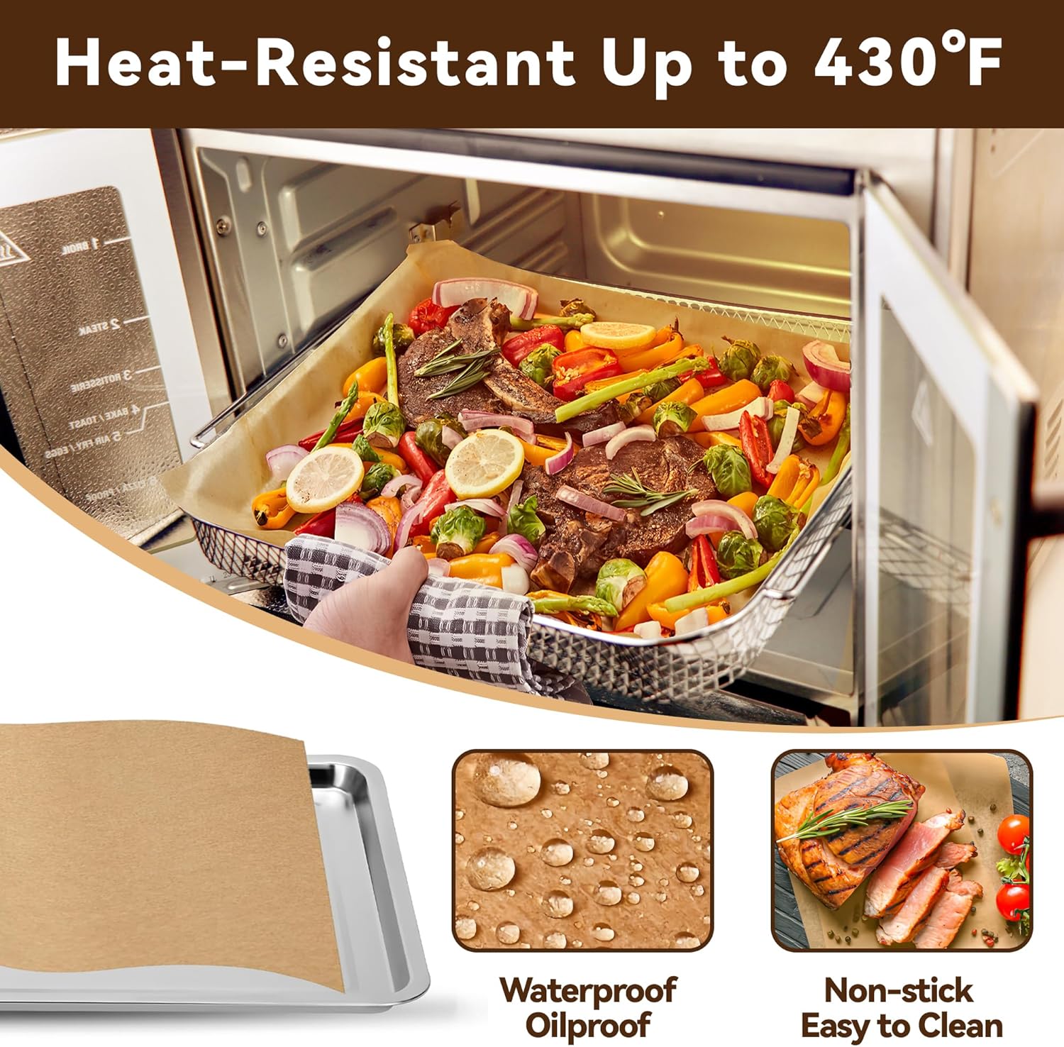Fogli di carta da forno usa e  - Air Fryer Accessories recensione e prezzo