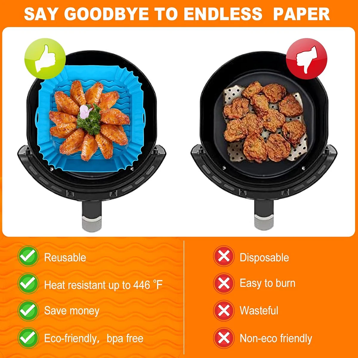 Cestelli in Silicone per Frigg - Air Fryer Accessories recensione e prezzo