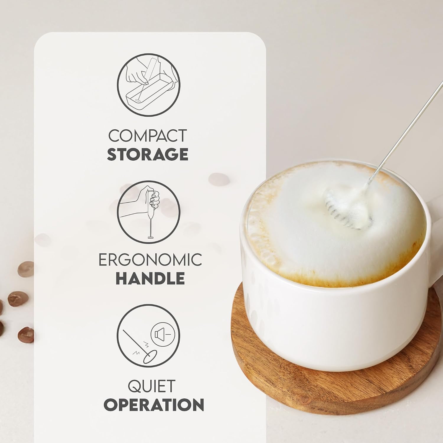 Frullino per schiuma di latte, - Milk Frother recensione e prezzo