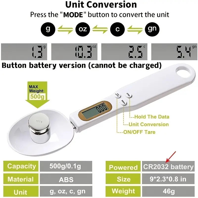 Mini cucchiaio Bilancia da cuc - Digital Kitchen Scale recensione e prezzo